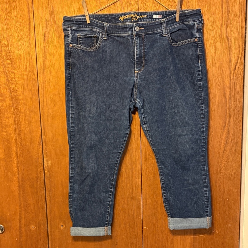 Arizona Jean Company Indigo Cropped Slim Jeans